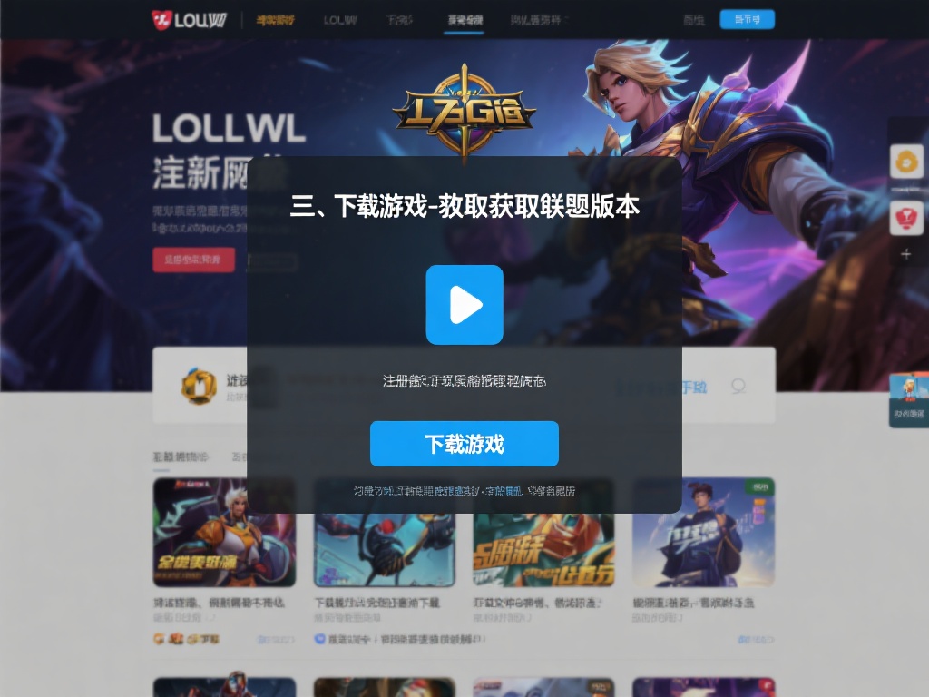 LOL官方网站新手教程：注册到安装全攻略！